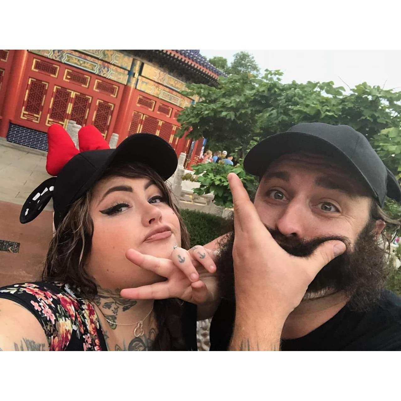 Relaxing at Epcot