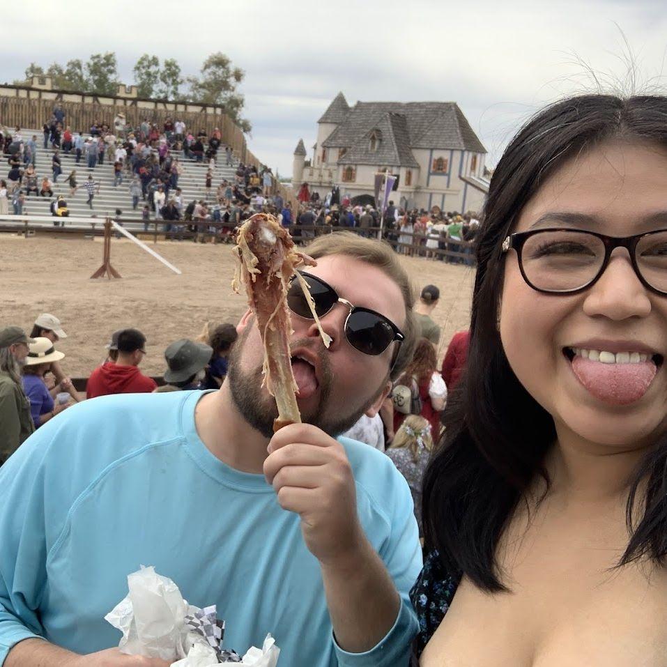Turkey legs and jousting