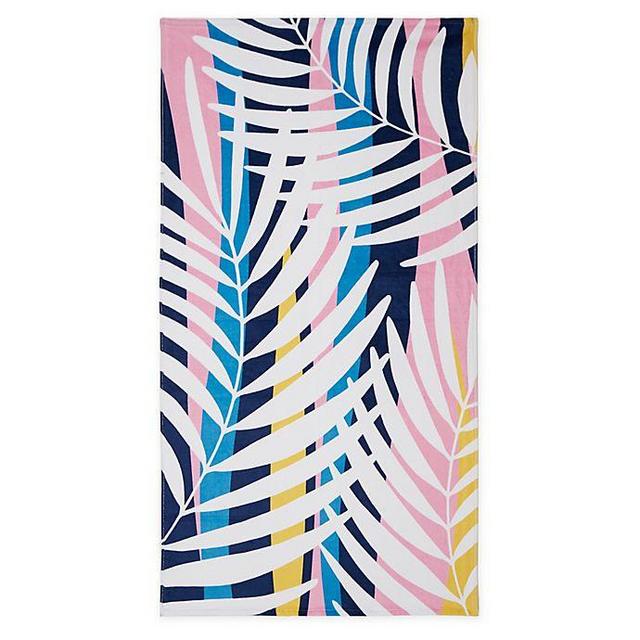 Destination Summer Palm Wave Beach Towel