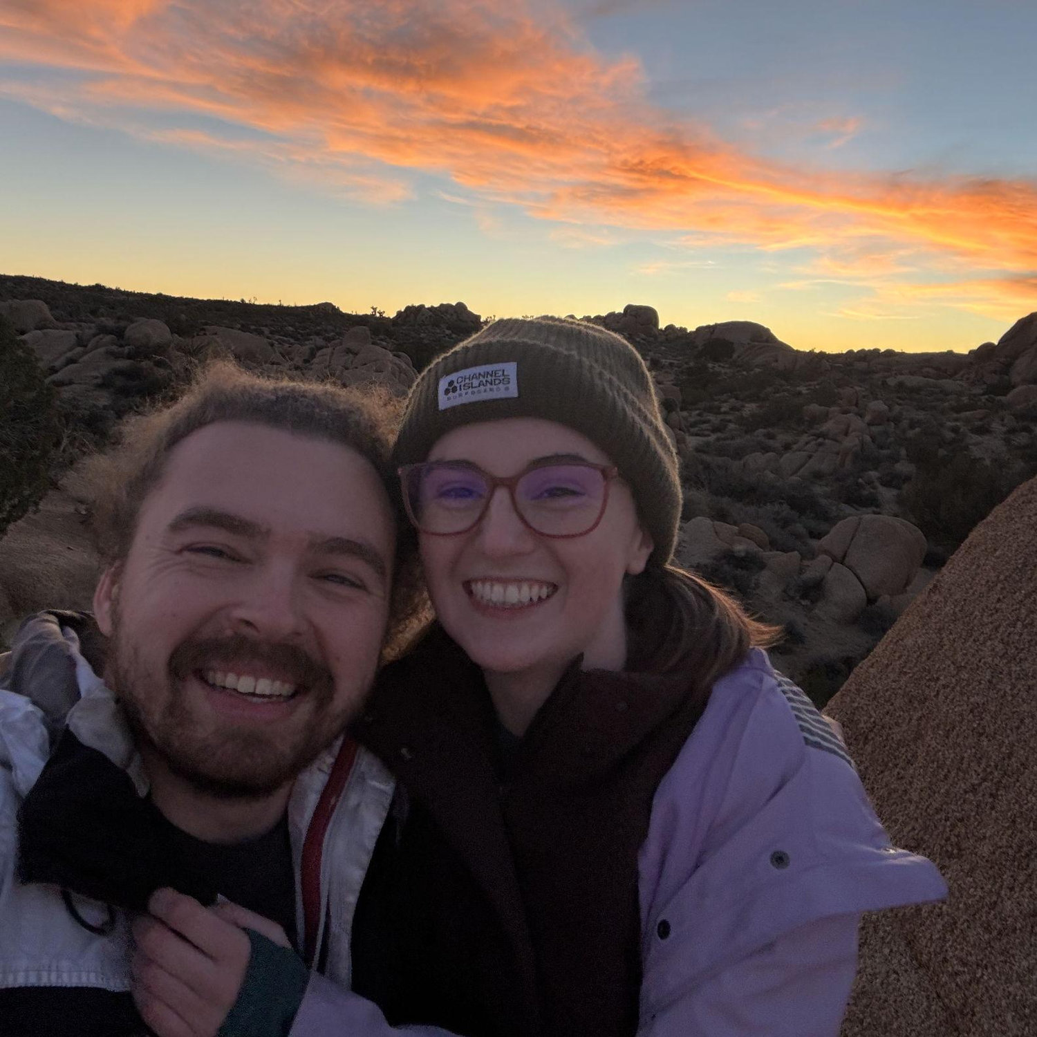 Shane got a big ol kiss on the forehead after taking this one hehe (Jan. '26)