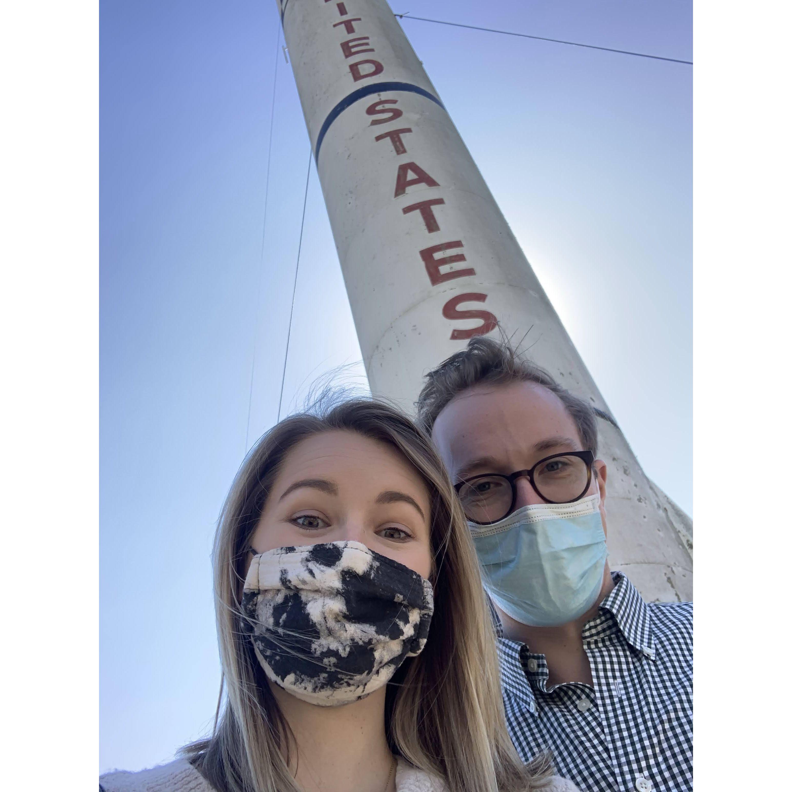 Exploring Houston during our first few weeks together.