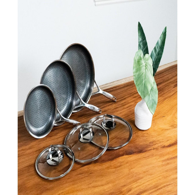 DiamondClad by Livwell 6-Pc. Hybrid Nonstick Frying Pan Set