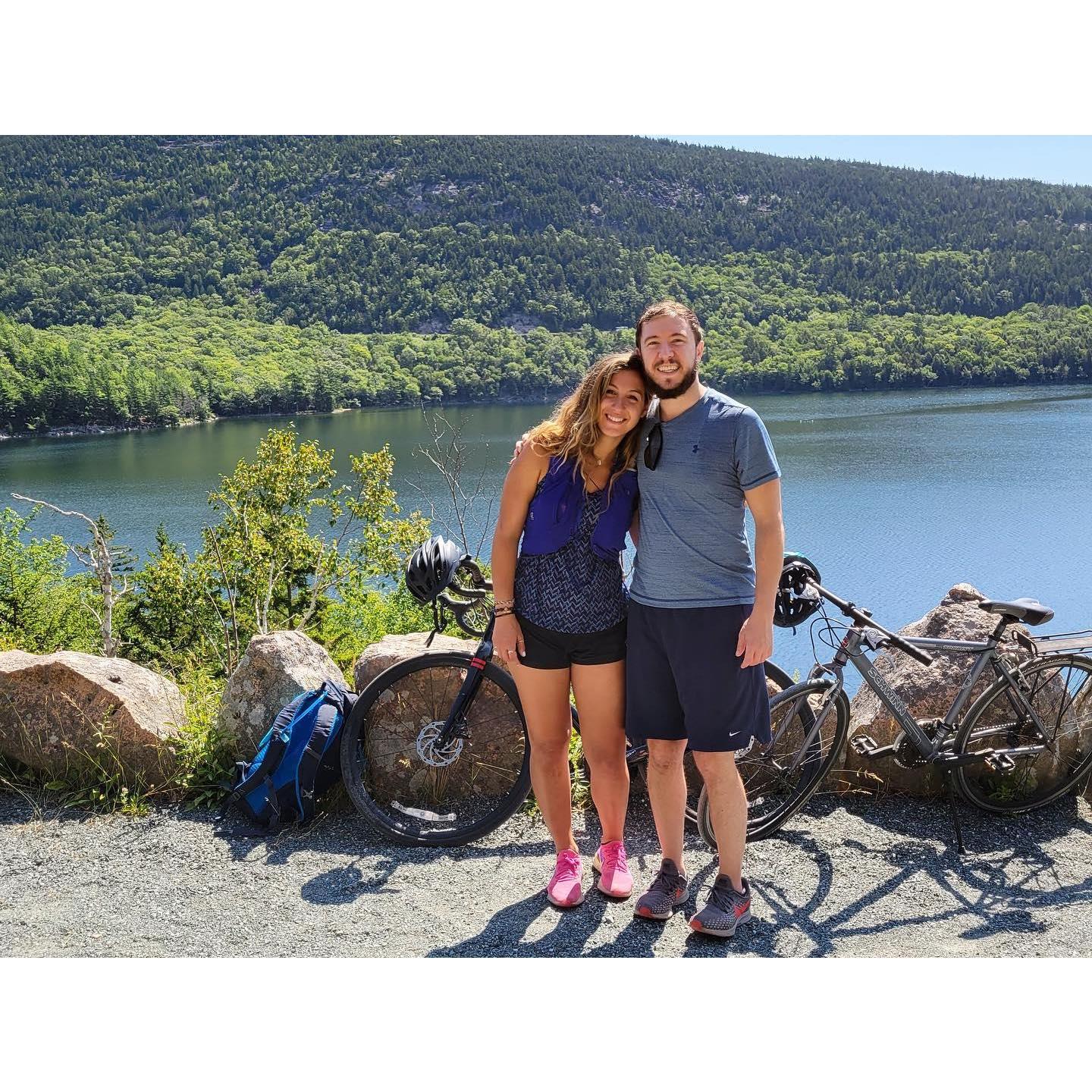 We love biking the carriage roads around the park!