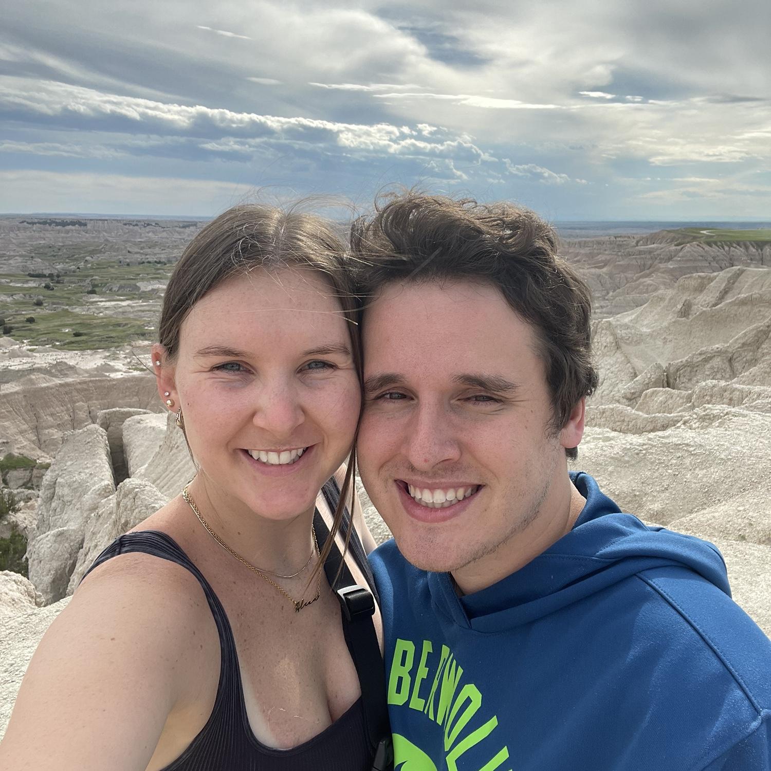 The Badlands in South Dakota