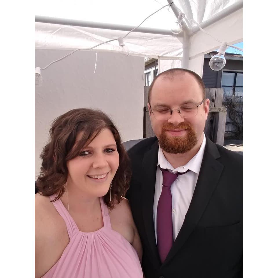 Best Man and Maid of Honor at Kevin and Alice's wedding! Before we were together. Don't we look like we should be together?