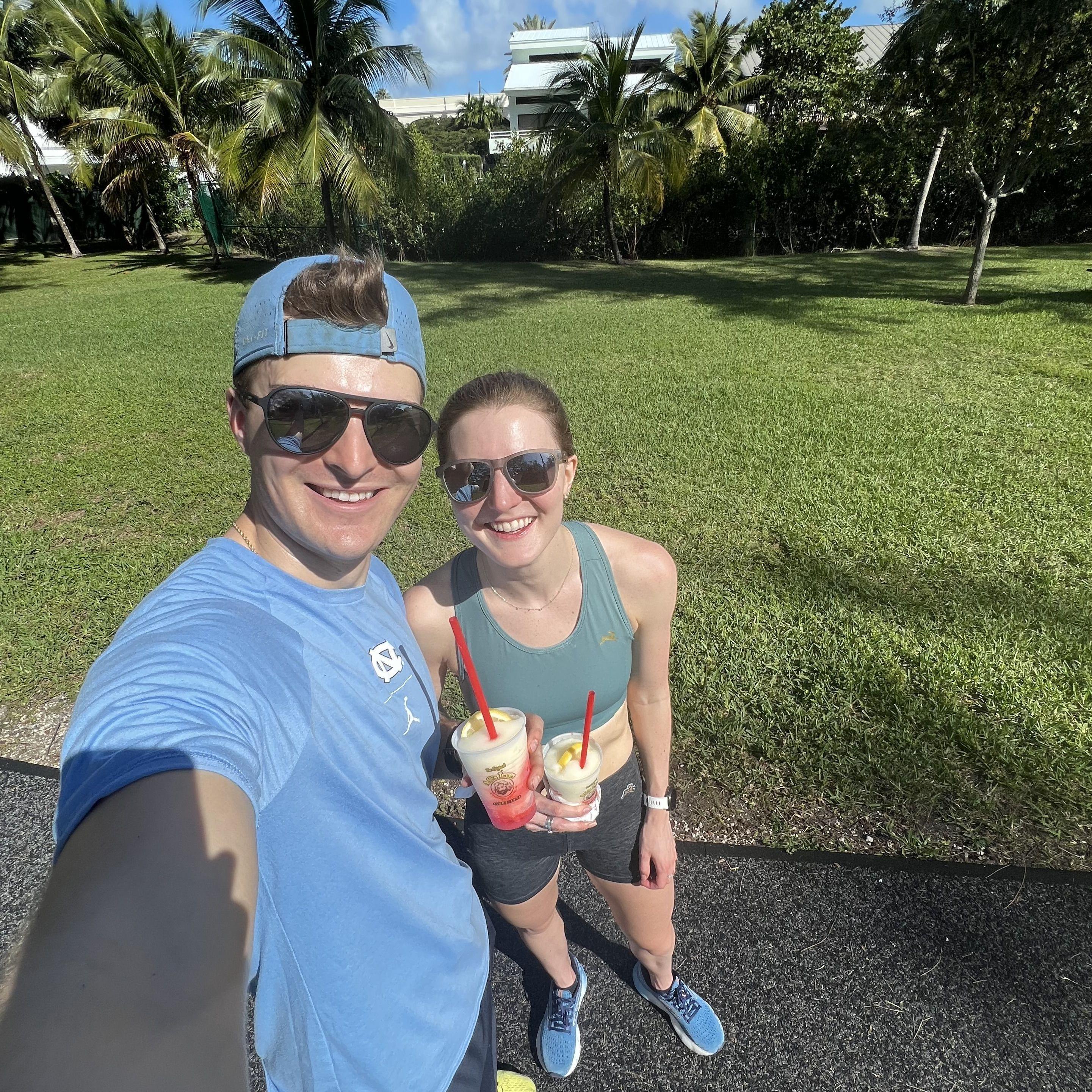 Our first trip to Miami together - A.C.'s Icees was a must!