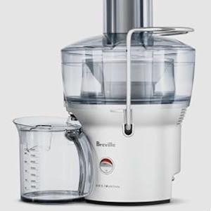 Breville the Juice Fountain Compact Juicer, 10" x 10.5" x 16", Silver