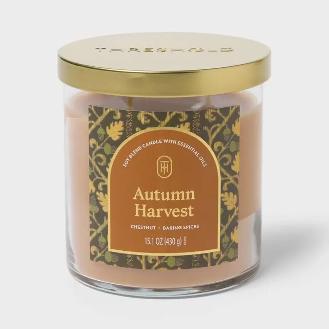 2 Wick 15.1oz Lidded Jar Candle Autumn Harvest - Threshold™