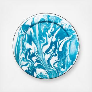 Swirl Enamelware Charger, Set of 4