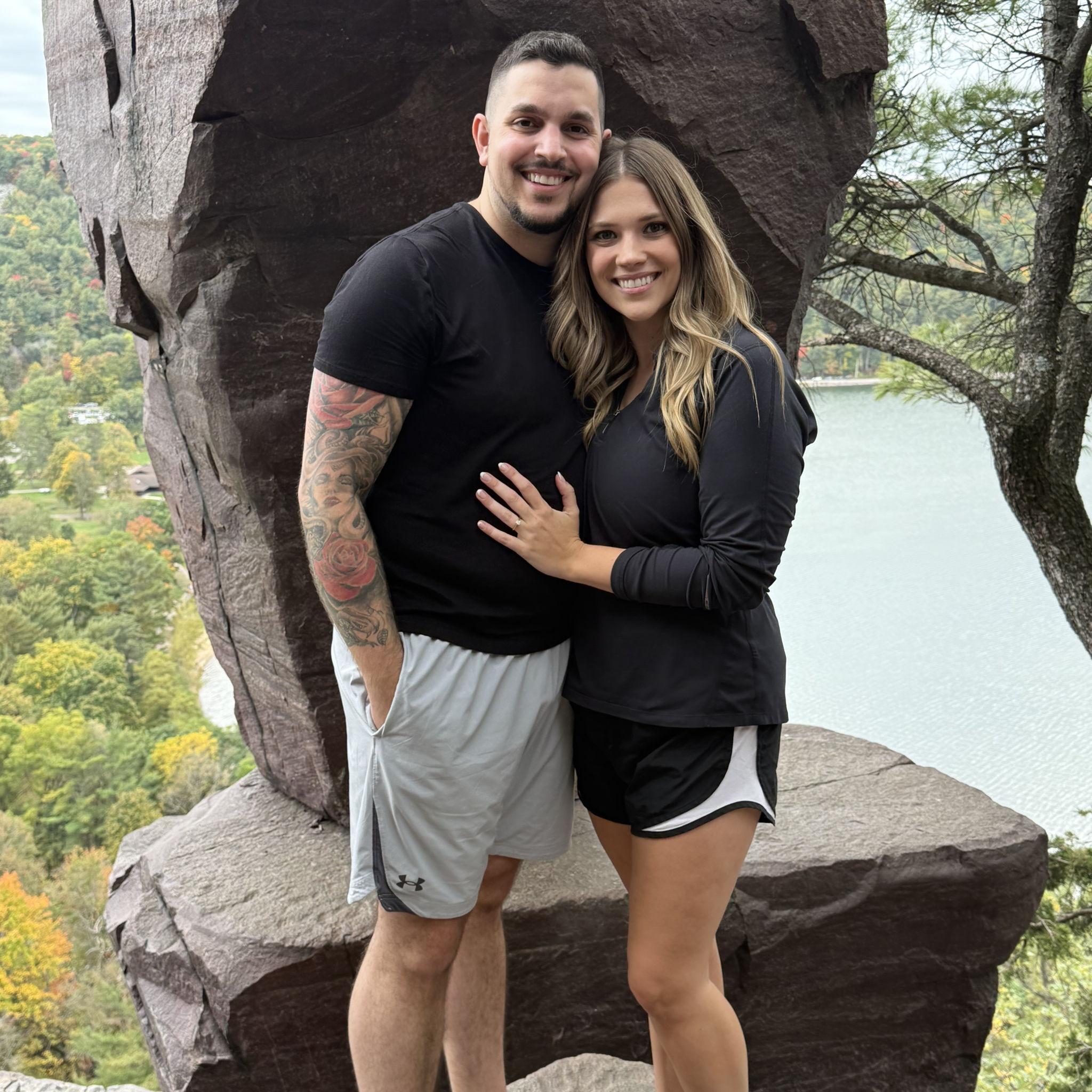 The proposal at Balanced Rock