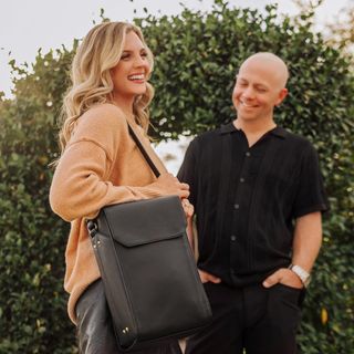 Barossa 2-Bottle Leatherette Wine Carrier Tote Bag
