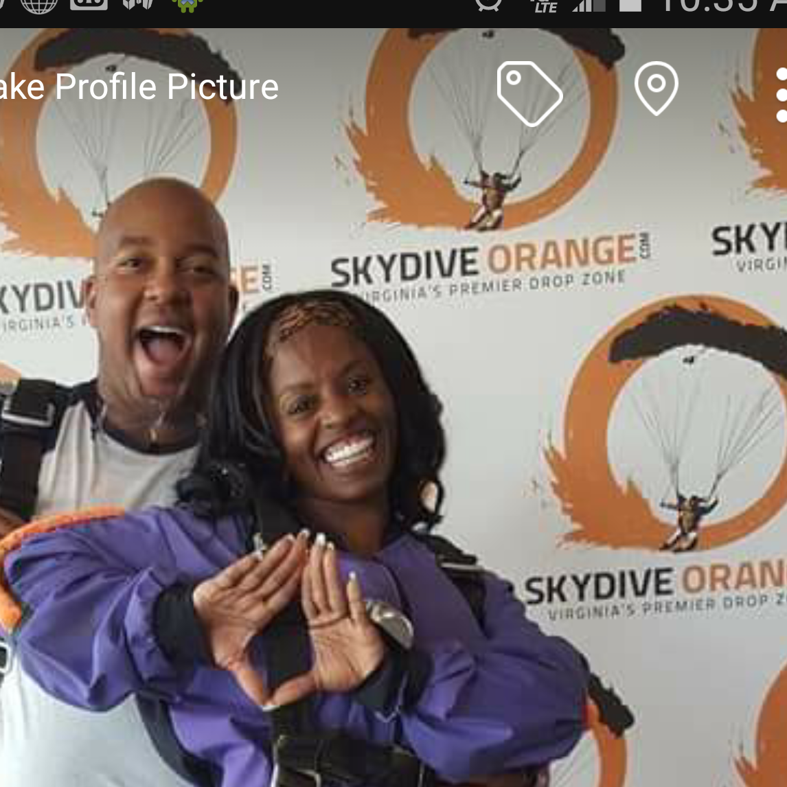 YES!!!!!!!!!! We went SKYDIVING, Orange, VA!
We had a blast/ Summer 2017!
