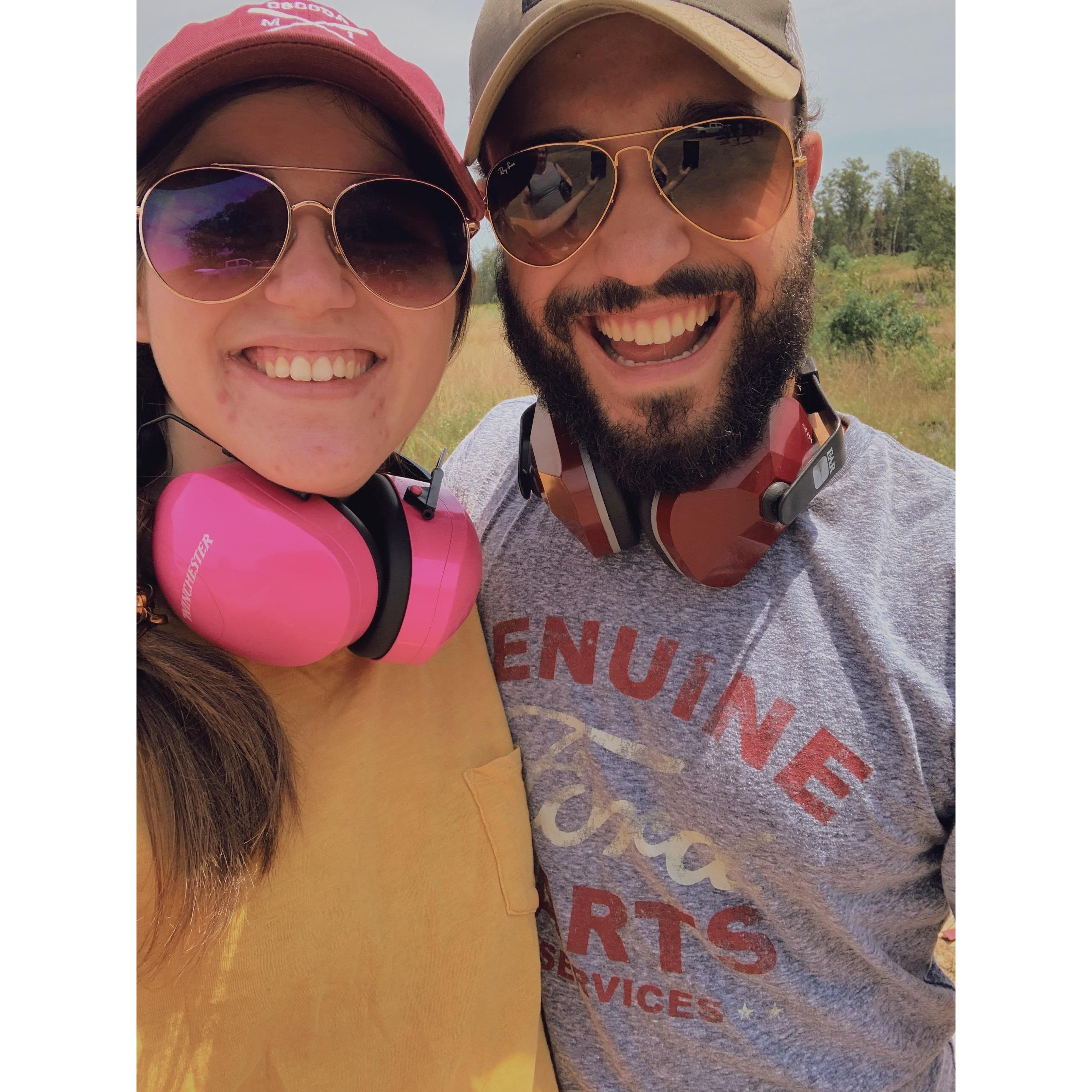 First time shooting together (and Anna's first time ever) during our first time camping together!