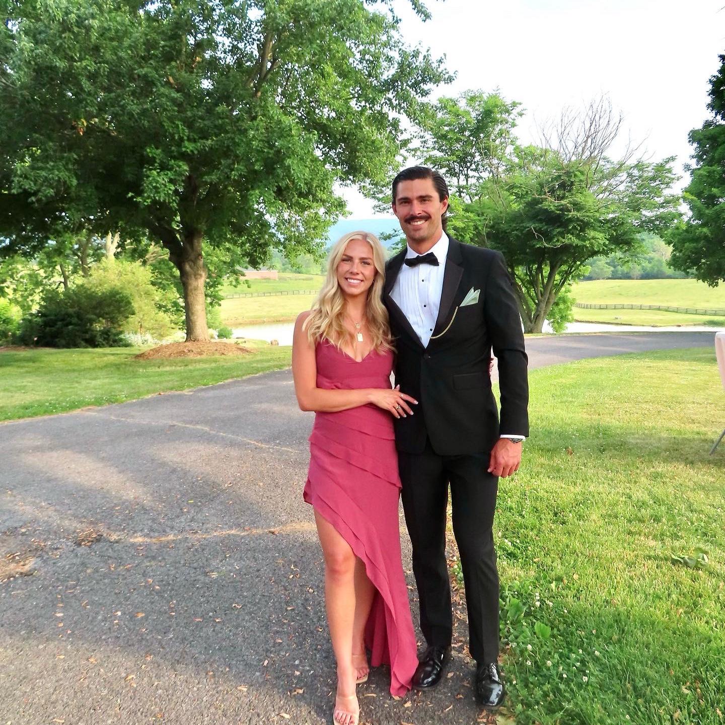 At Kenny’s sisters wedding in Virginia