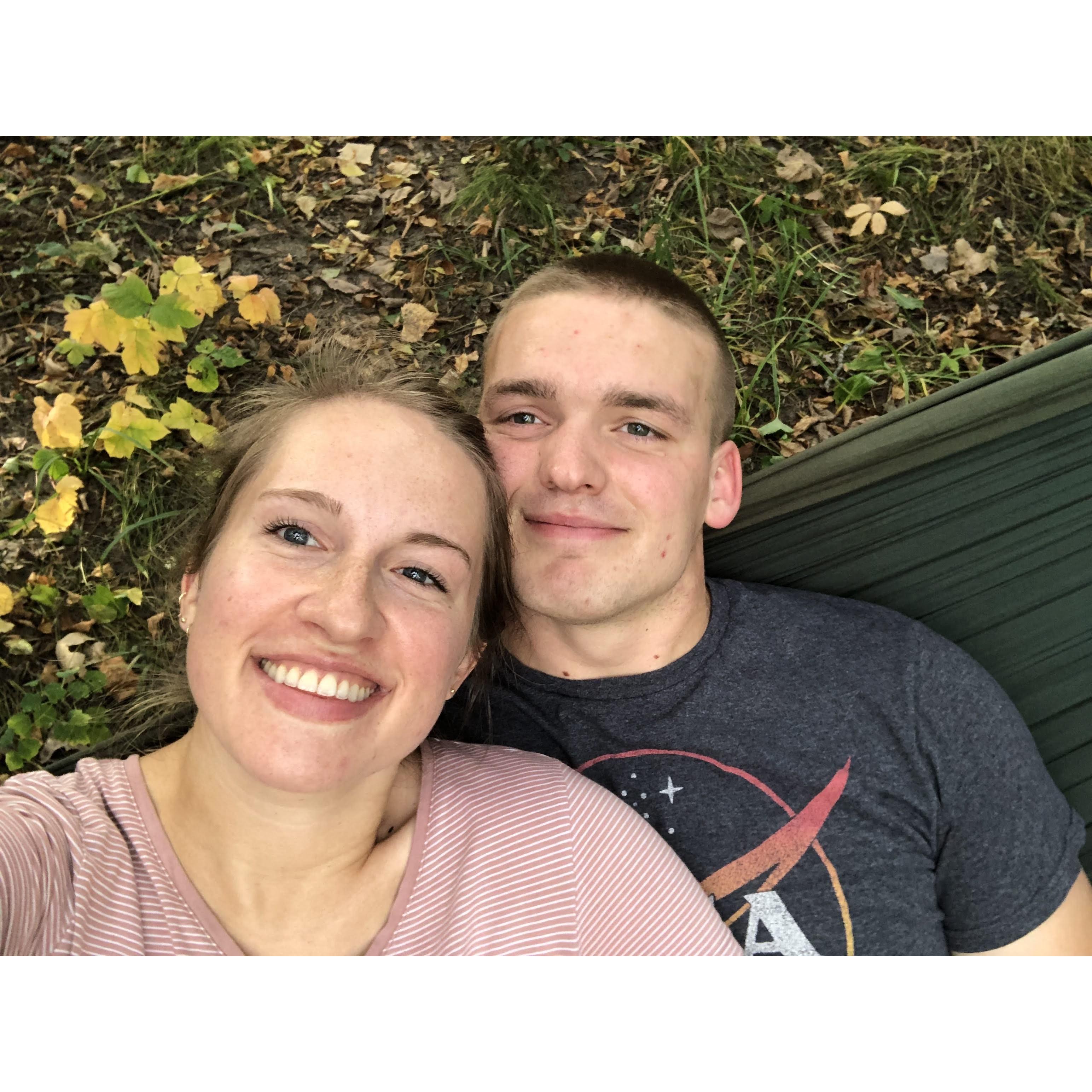 Hiking and hammocking for a while is one of our favorite things!