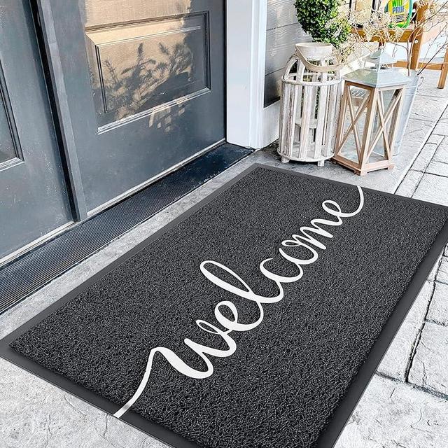 EARTHALL Funny Welcome Mats Outdoor/Indoor, Front Door Mat Outdoor Entrance, Indoor Outdoor Mats for Home Entrance, Funny Doormat Outdoor/Indoor Entrance, Front Porch Decor for Farmhouse 48"x32"