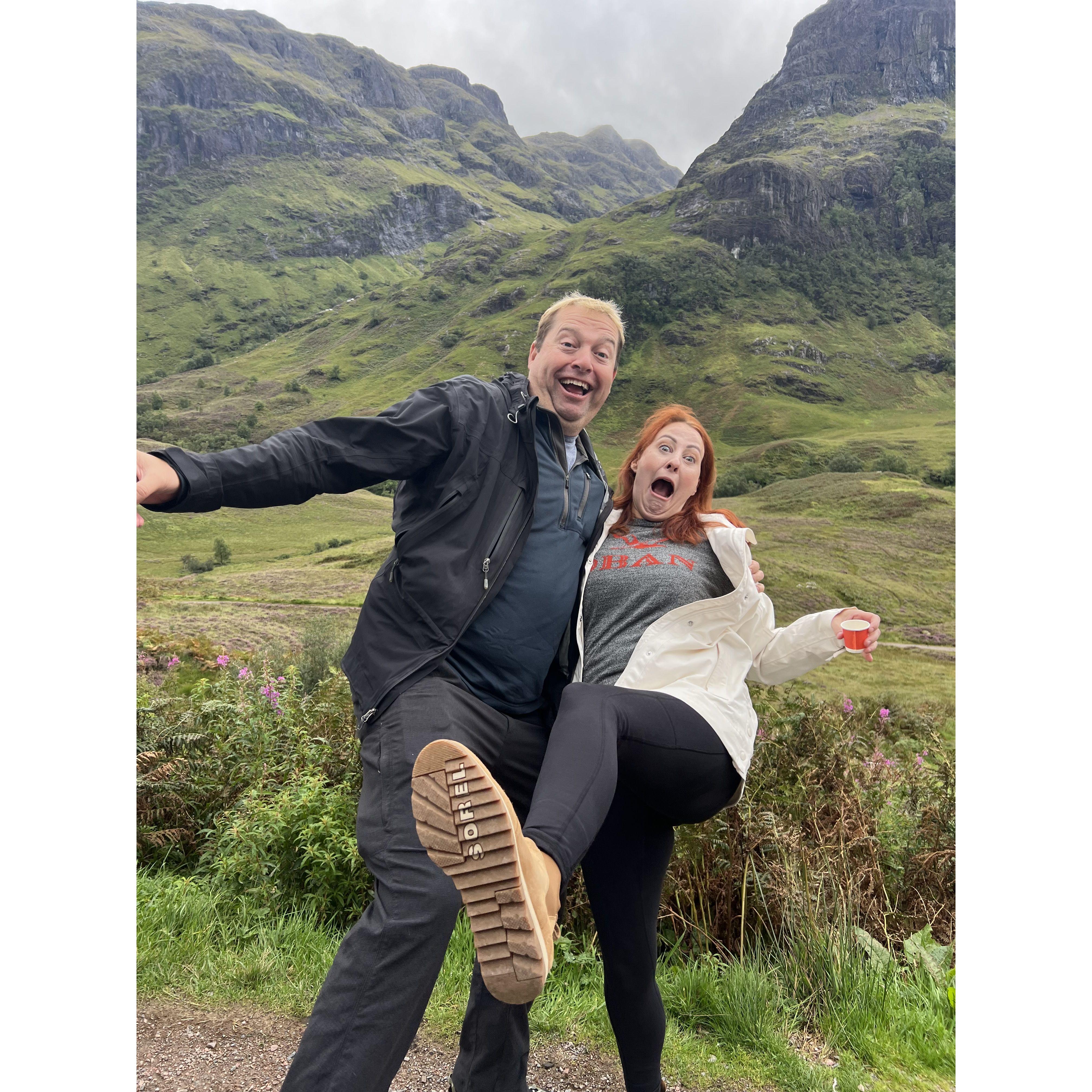 Scottish Highlands after a shot of Isla, August 2023