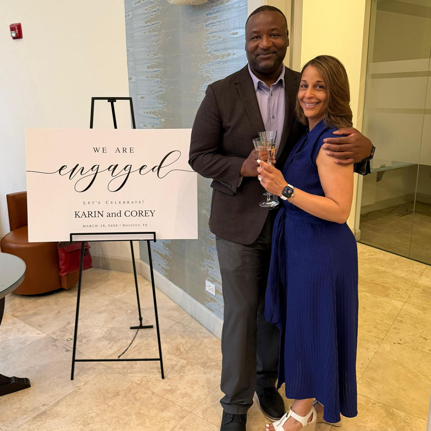 Our engagement party!