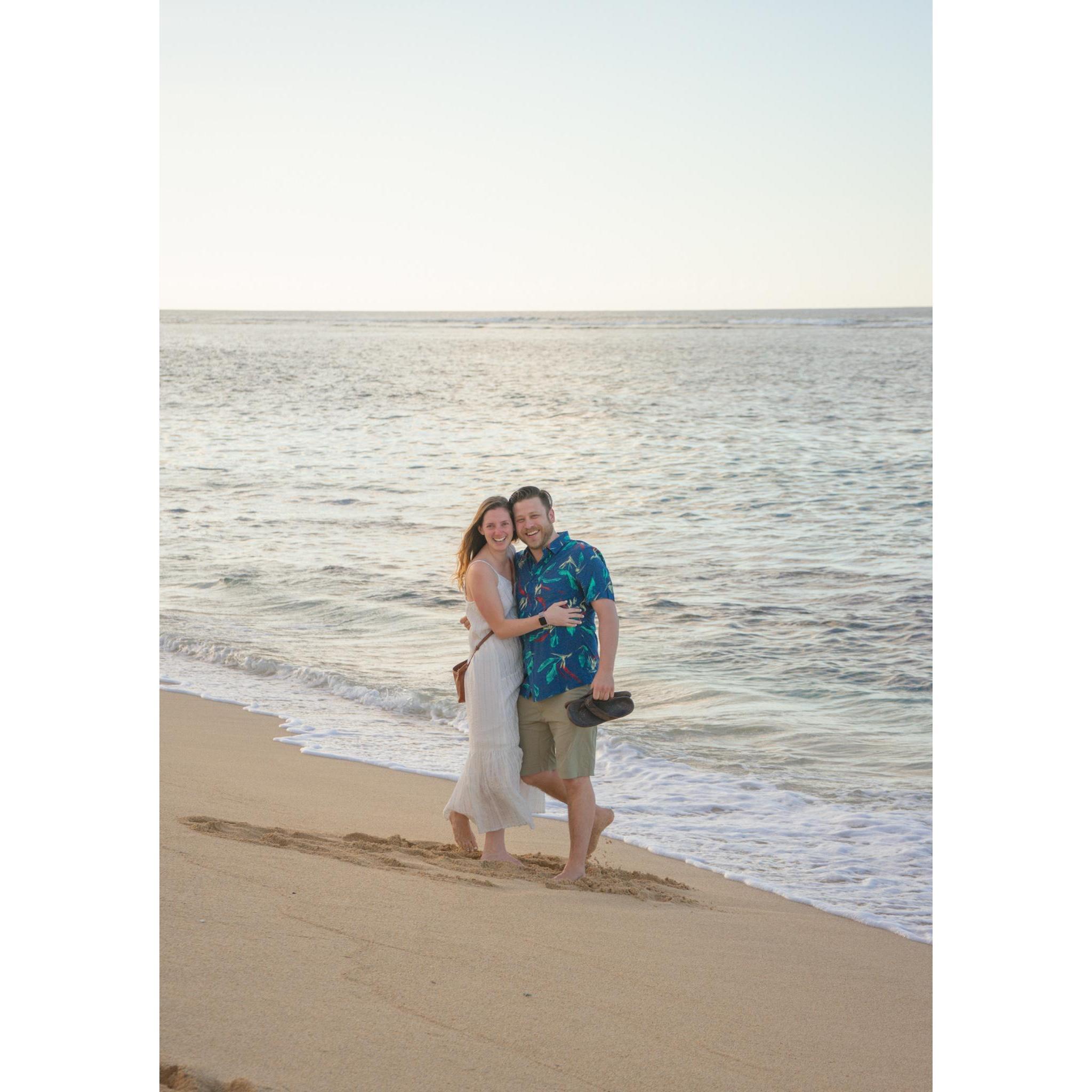 Right after Jess said "I  Do!"

Waialua, Hawaii
December 22, 2020