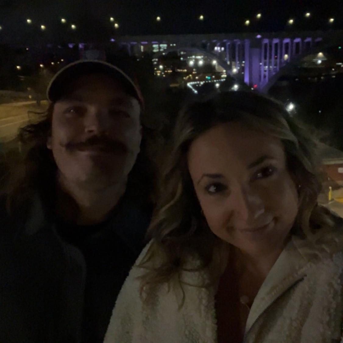 Our first photo together!