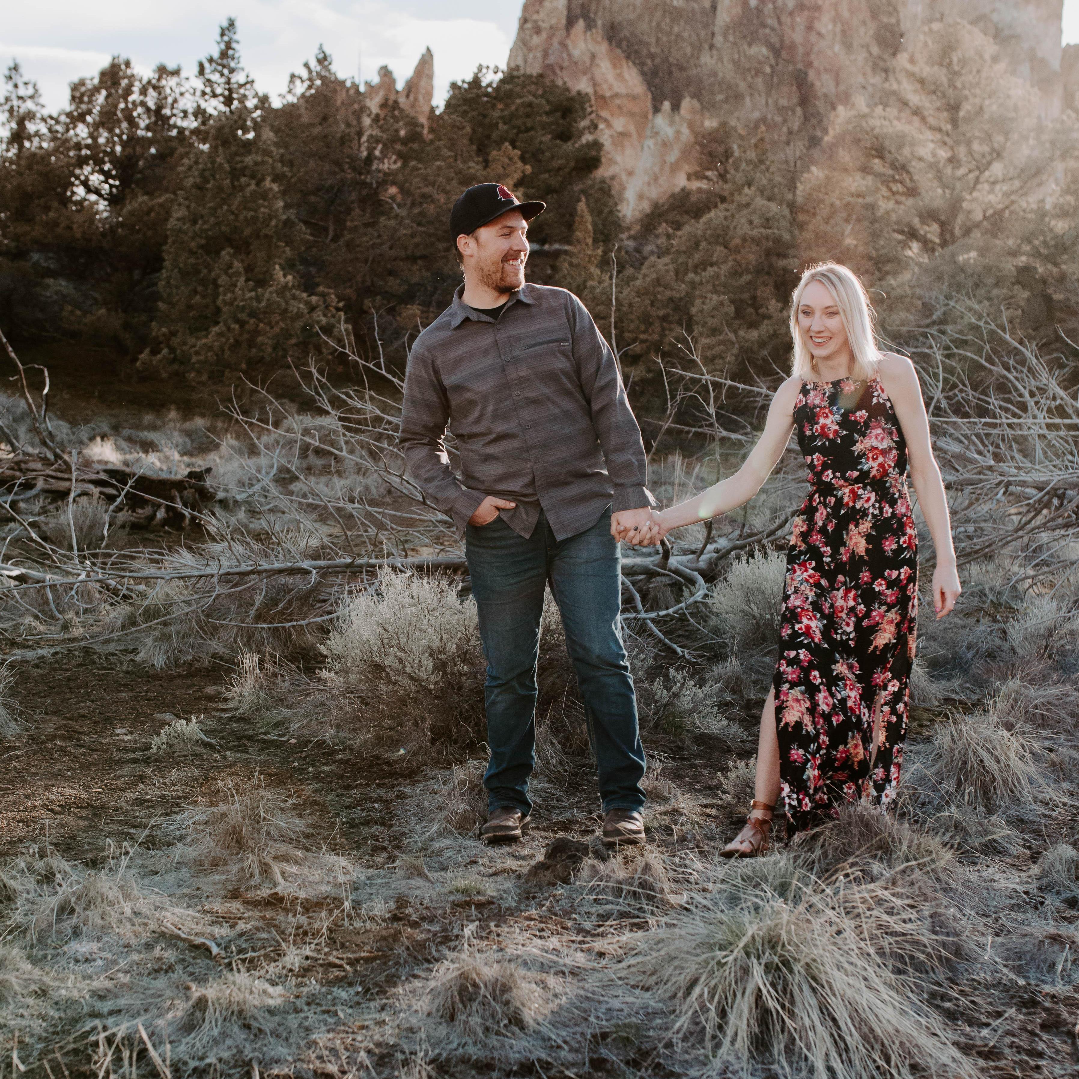 2018 Rob and Shelby met at a local pub house. A few months later in the midst of Rob's fire season and Shelby's masters program they had no freetime but found time.