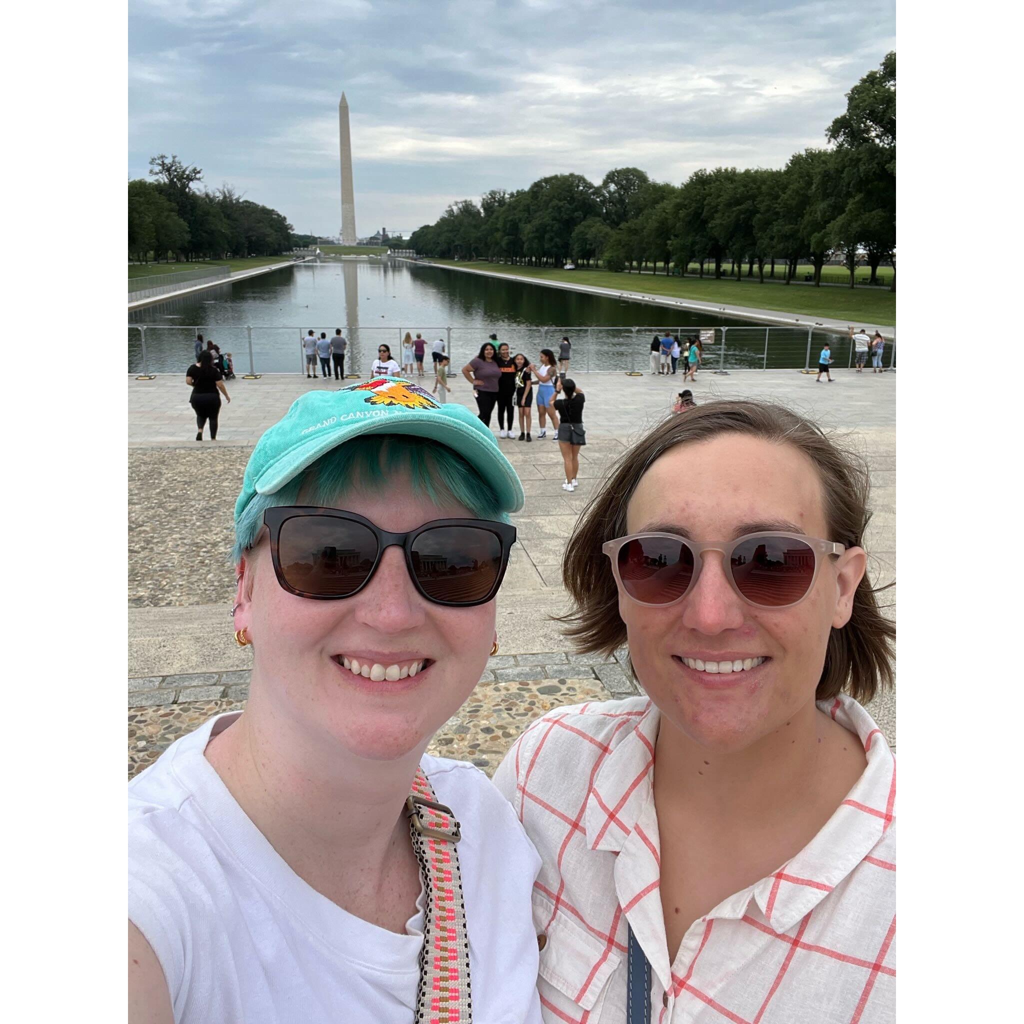 Our first trip together to Washington, DC