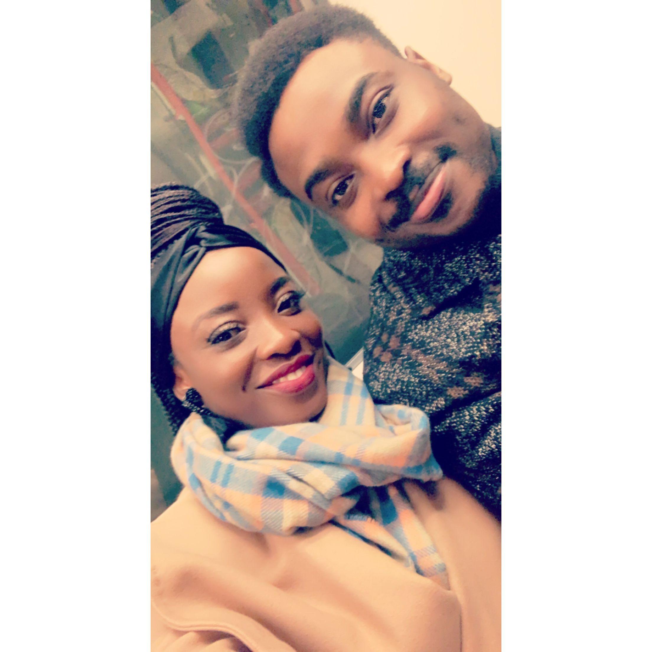 First Femi birthday celebration (and first selfie)