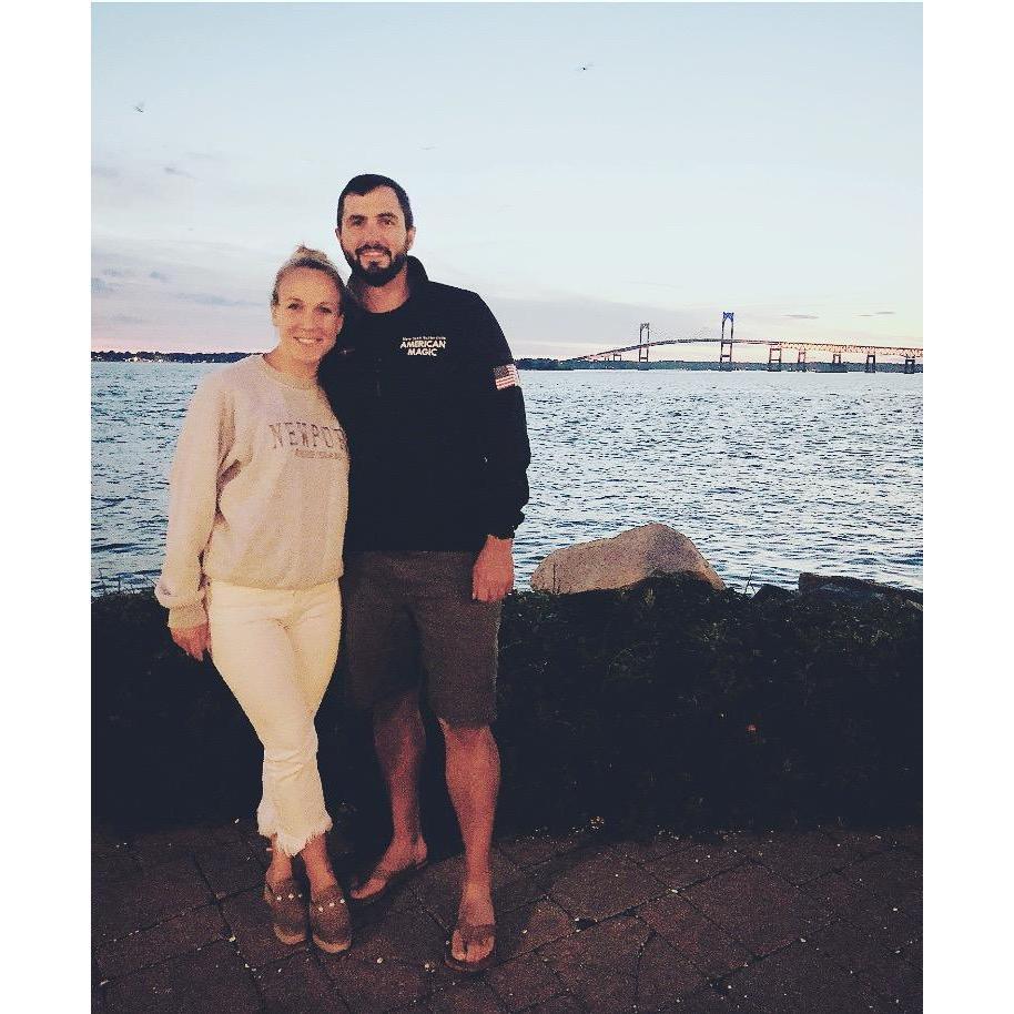 New York City--> Newport, RI. Nora's first of many visits to Newport while Sean worked for American Magic.