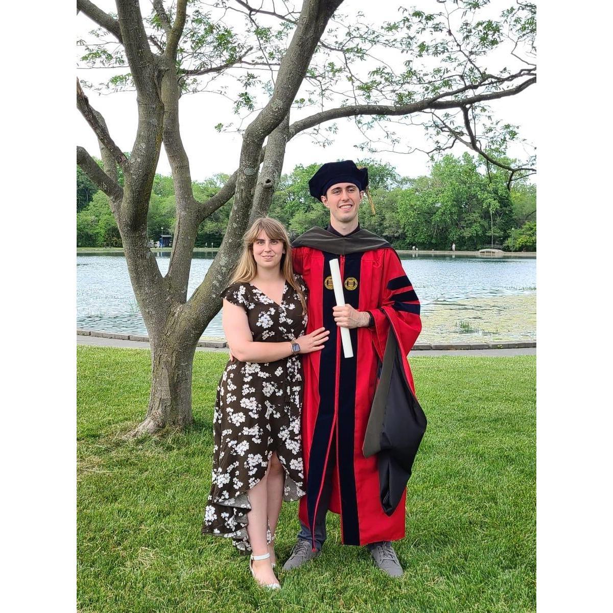 Christian and Areeje after Christian received his Doctorate in Pharmacy