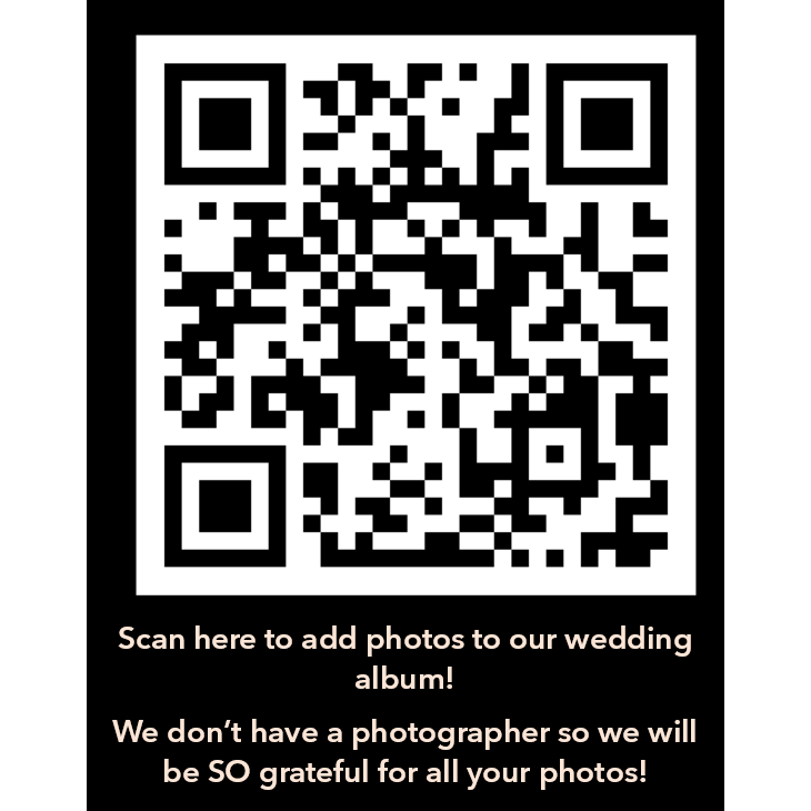 Scan this code to add photos!