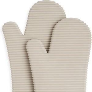 KITCHENAID Soft Silicone Oven Mitt 2-Pack Set, Milkshake