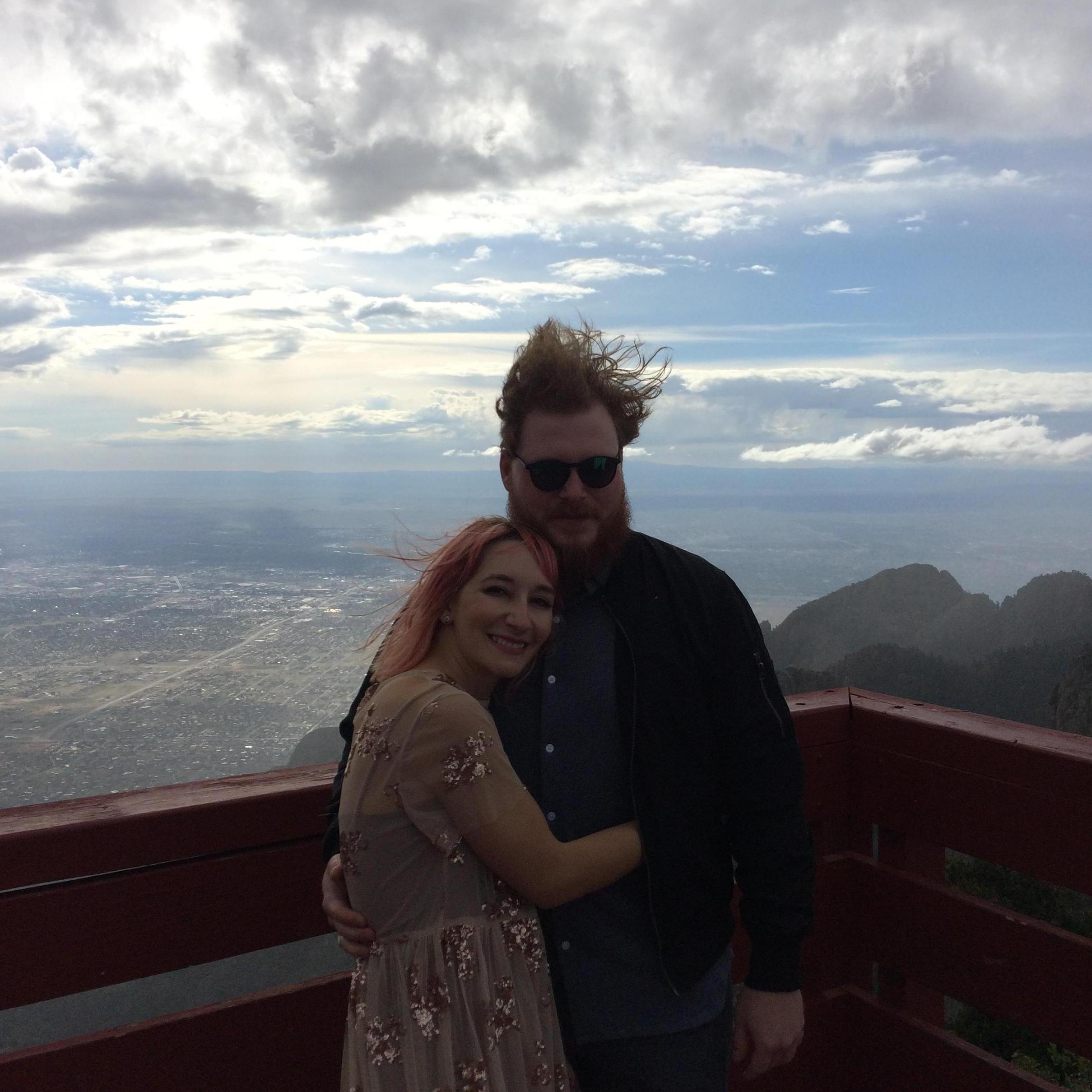 At the top of the Sandia Mountains, New Mexico after riding the tram up. This was the start of a super fun Mexico road trip in 2018