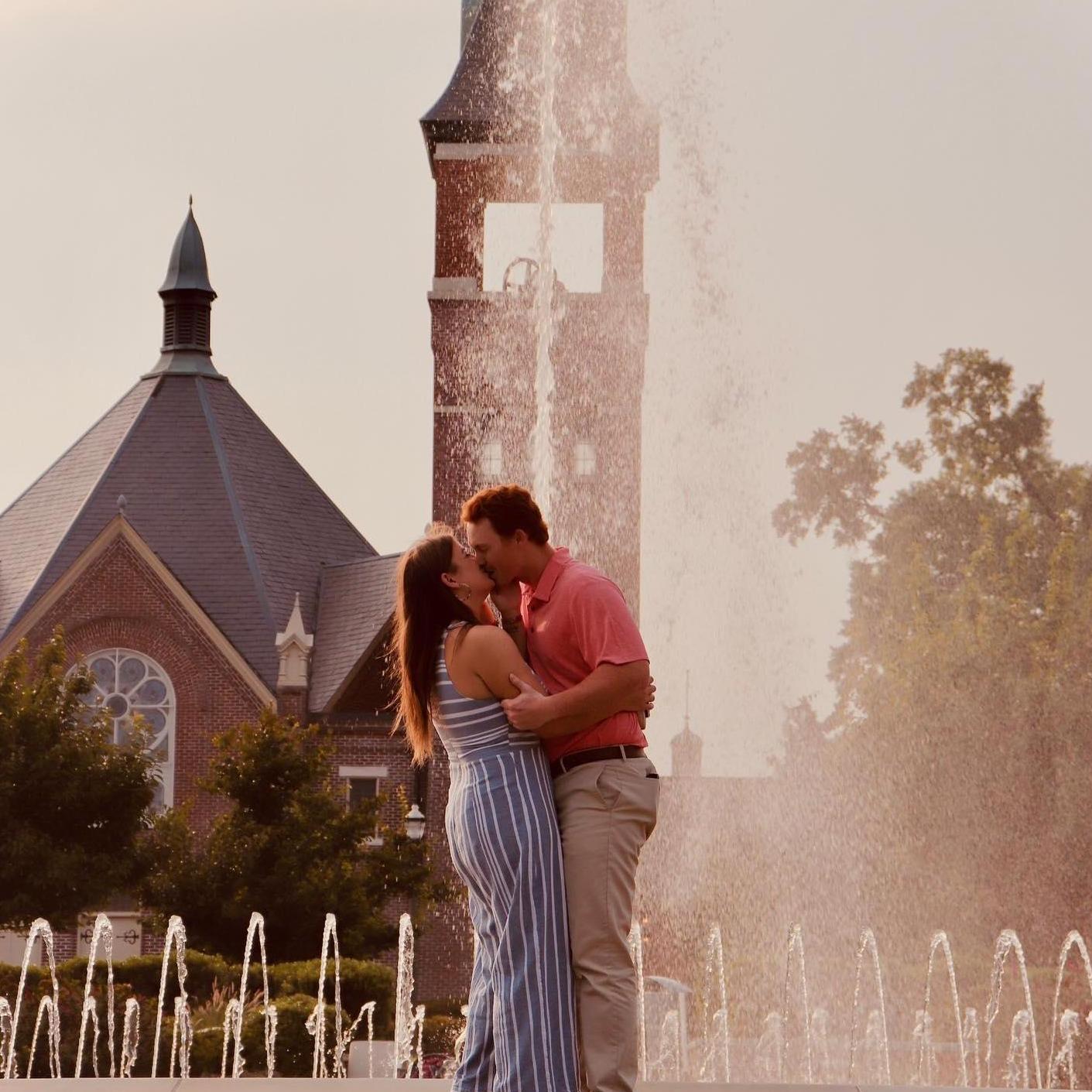 Moments after the proposal