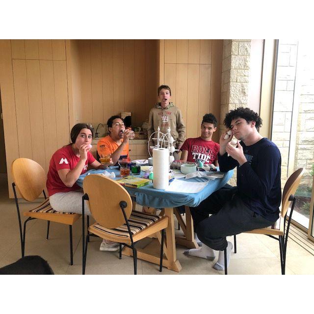 Easter egg coloring and overall goofing off in Oakville. (April 2021)