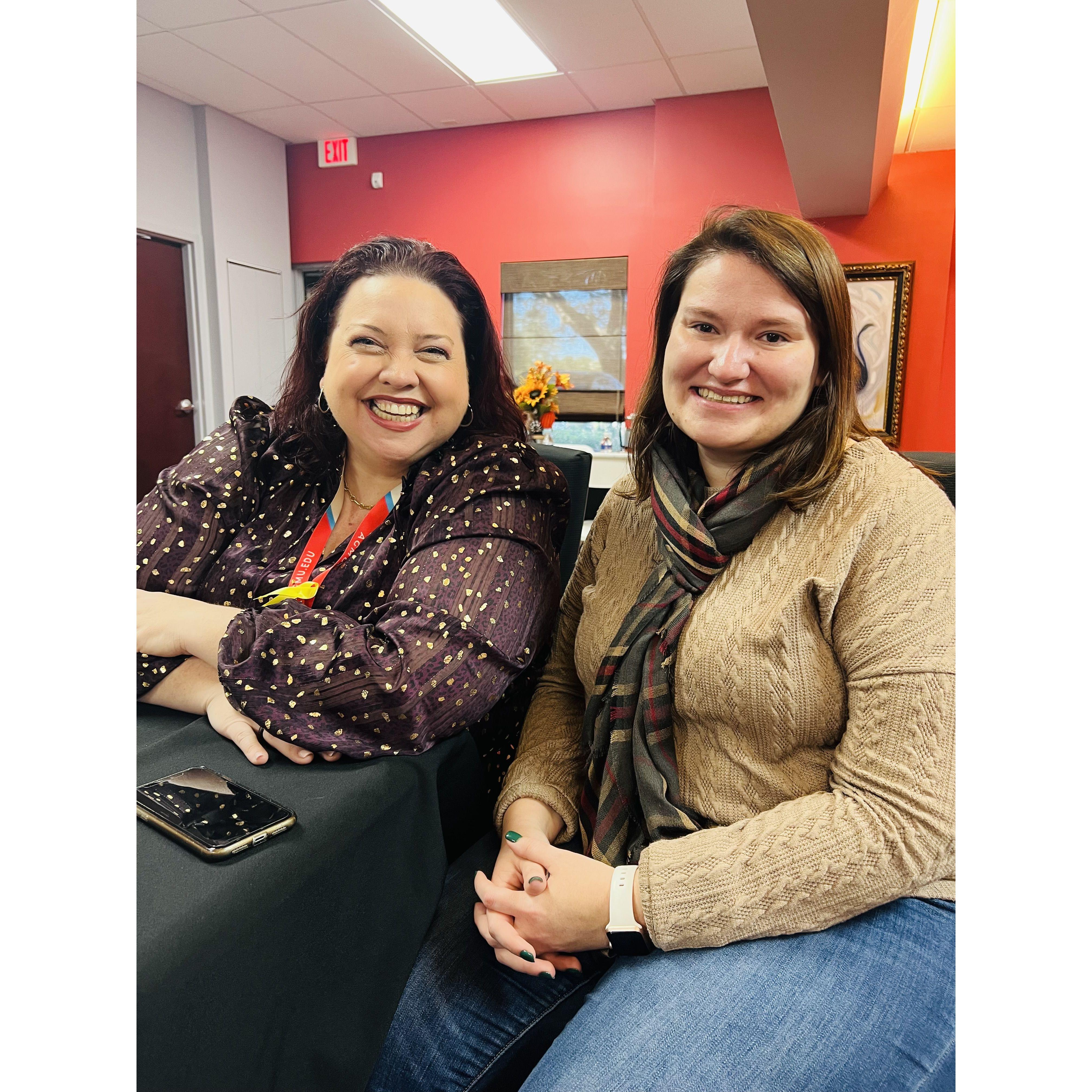Bethany and Claire (friends & LSSC and AGMU colleagues)