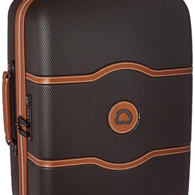 DELSEY Paris Chatelet Hard+ Hardside Luggage with Spinner Wheels, Chocolate Brown