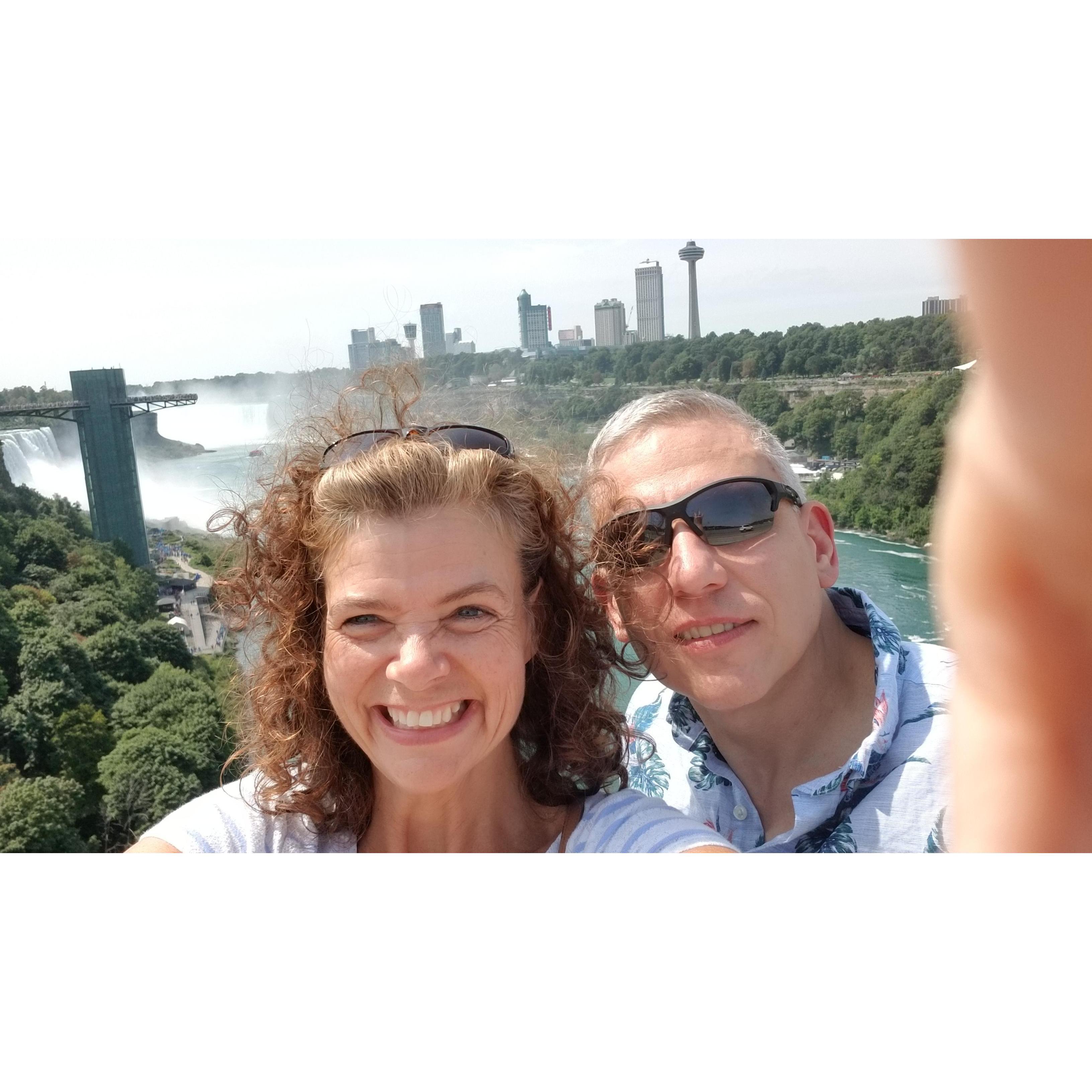 Carol and Bernie and Forrest & Meghan's wedding in Buffalo and a quick visit to Niagara Falls.