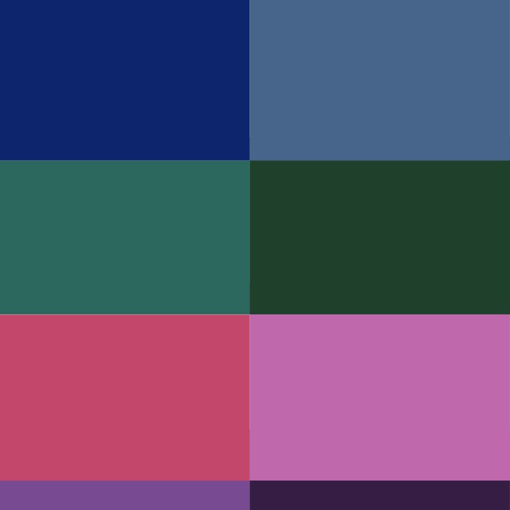 This is the color scheme! Feel free to match or wear whatever color makes you feel best