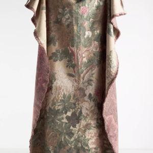 Woven Jacquard Patterned Throw Blanket