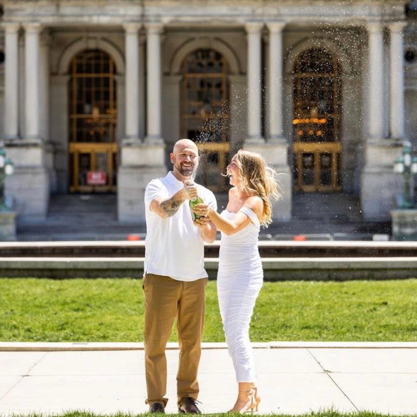 Wedding excitement at the NYS Capitol