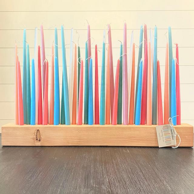 Wood Candle Holder, Large Candle Base, Birthday Centerpiece, Easter Centerpiece, birthday prop, Wood floral holder