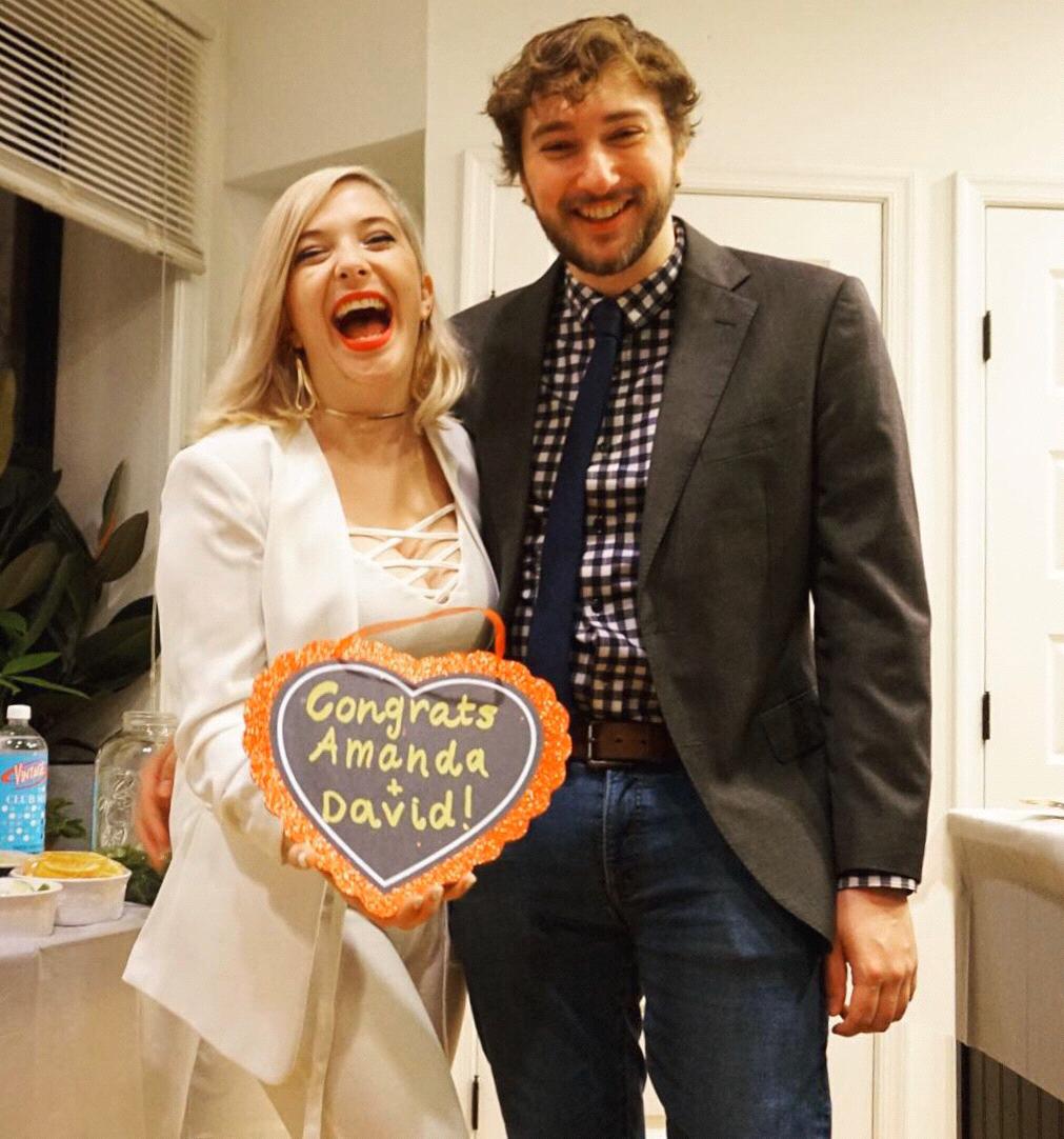 Our amazing friends threw us the coolest engagement party in DC!