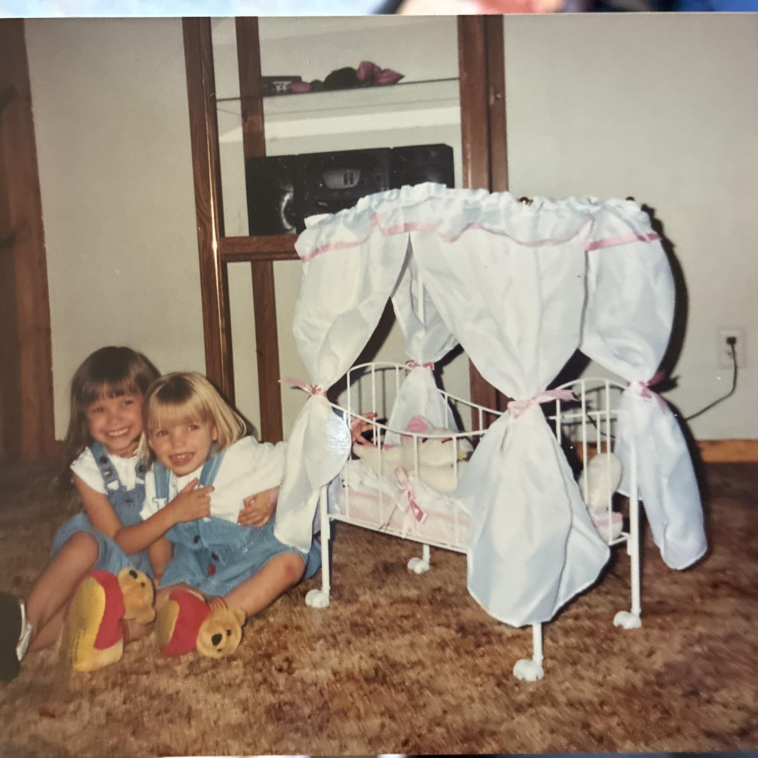 Abby with her sister Alexis.