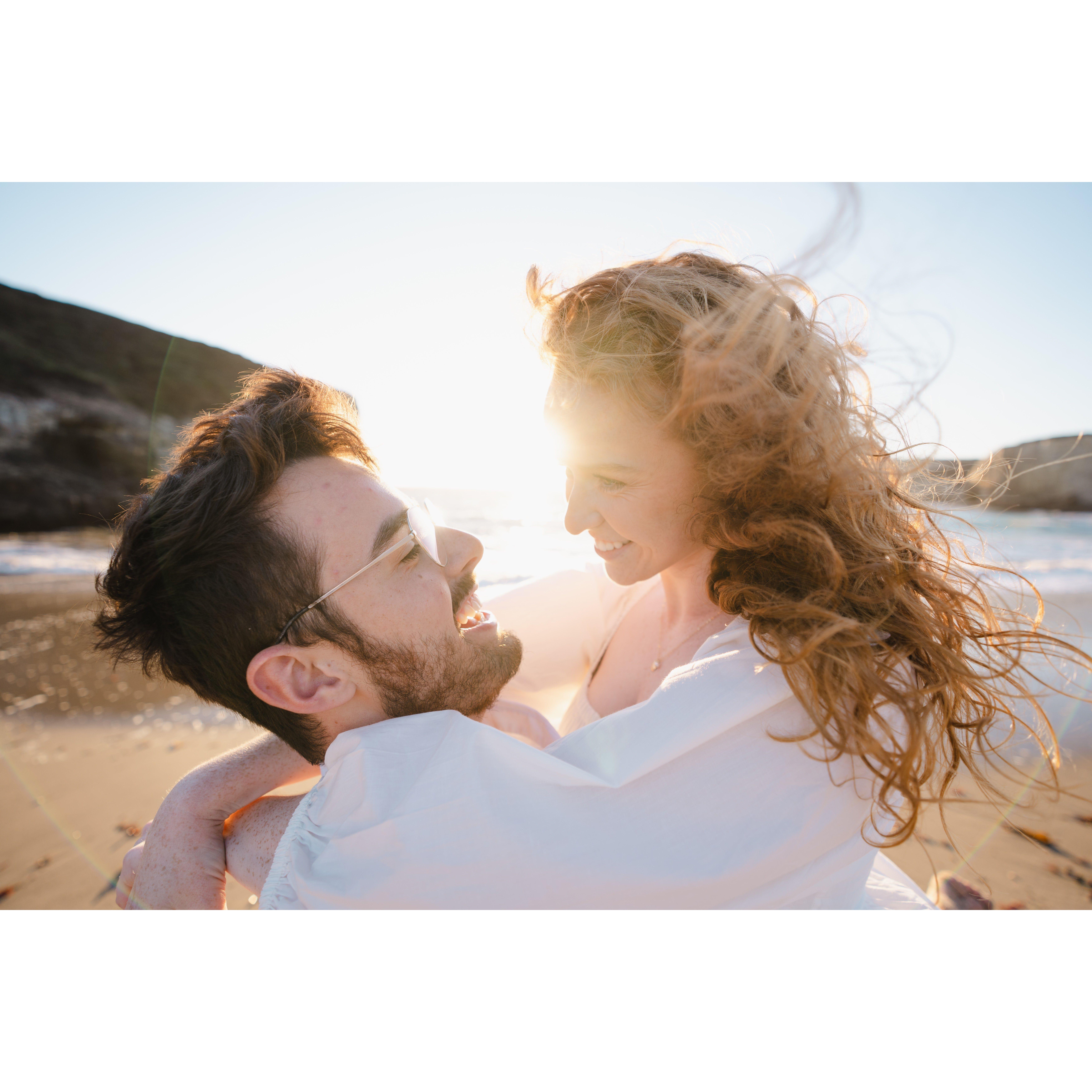 Our engagement photos- Sept. 3, 2022- Taken by Nick Hesler- Davenport, CA