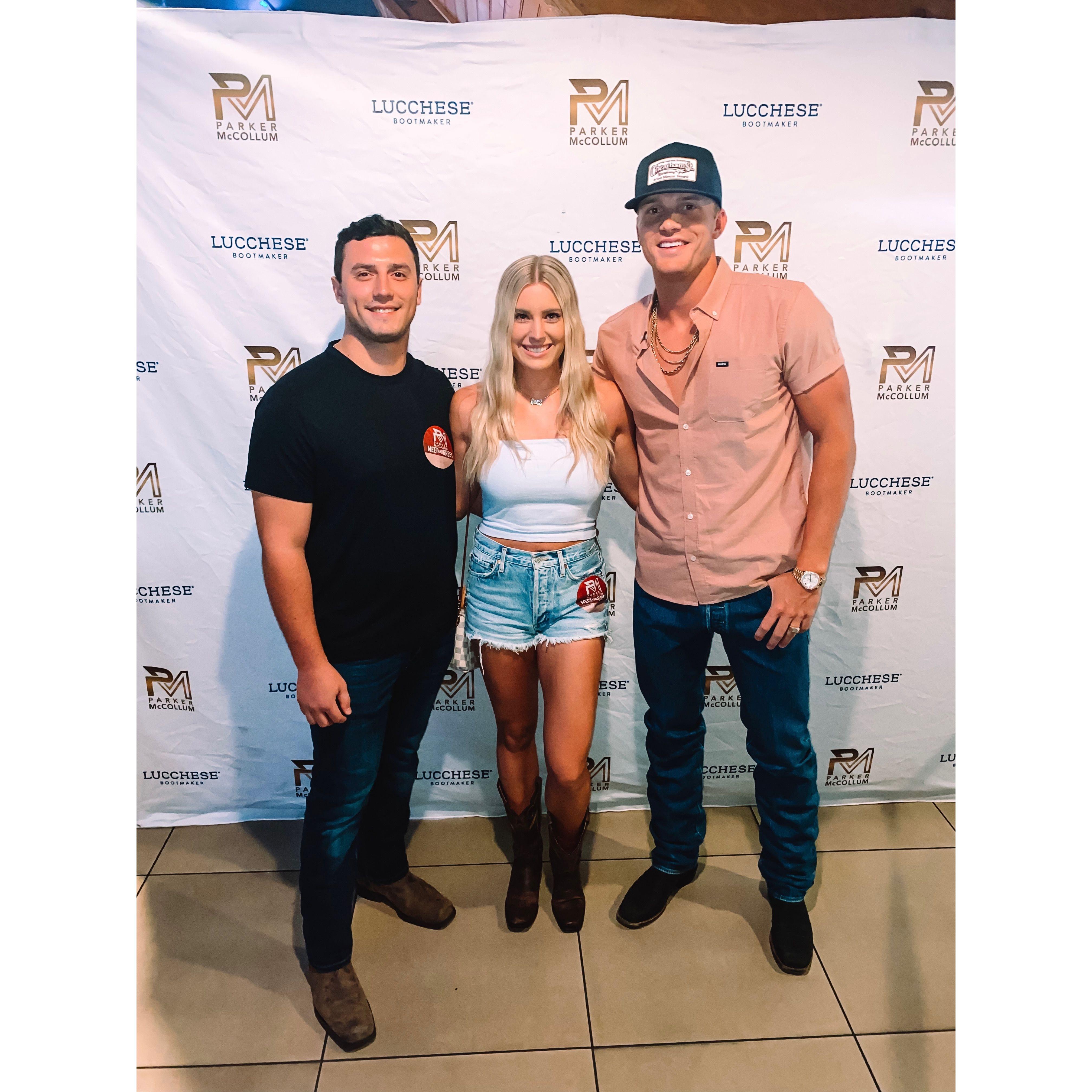 September 3, 2022 - That time we met Parker McCollum!!