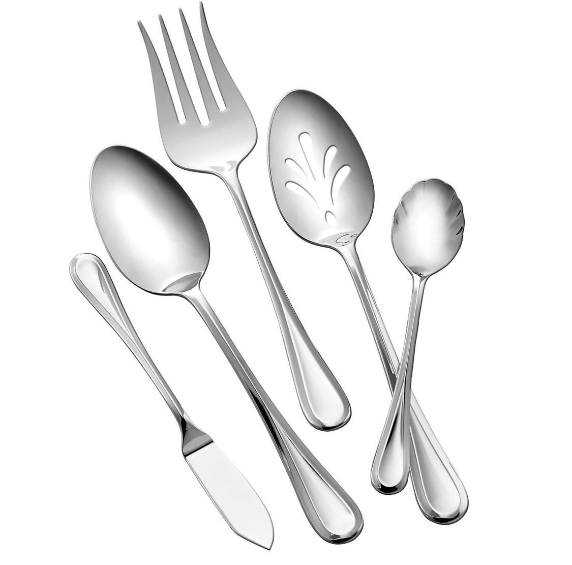 Hampton signature flatware 65 piece set Sam’s Club Laurel Mirror