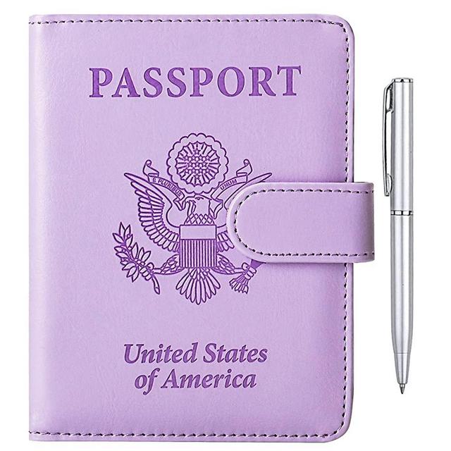 TIGARI Passport Holder Rfid Travel Wallet , Passport and Vaccine Card Holder Combo, Multifunction Passport Wallet for Men Women, Travel Documents Organizer Protector, Airplane Travel Essentials