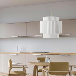 Boden 1-Light Vintage Mid-Century Iron LED Pendant