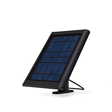 Ring Solar Panel Black - Compatible with Ring Spotlight Cam Battery and Stick Up Cam Battery