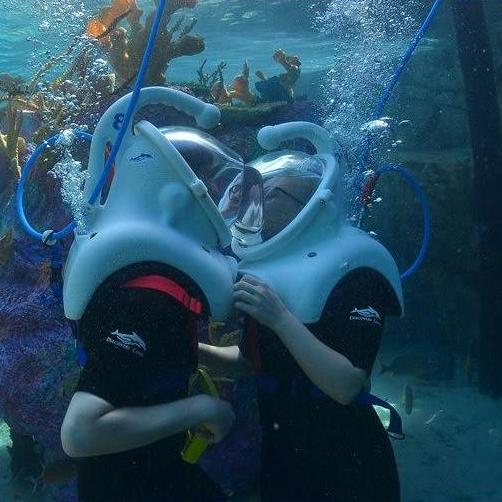 they then told us to do this cheesy kiss thing